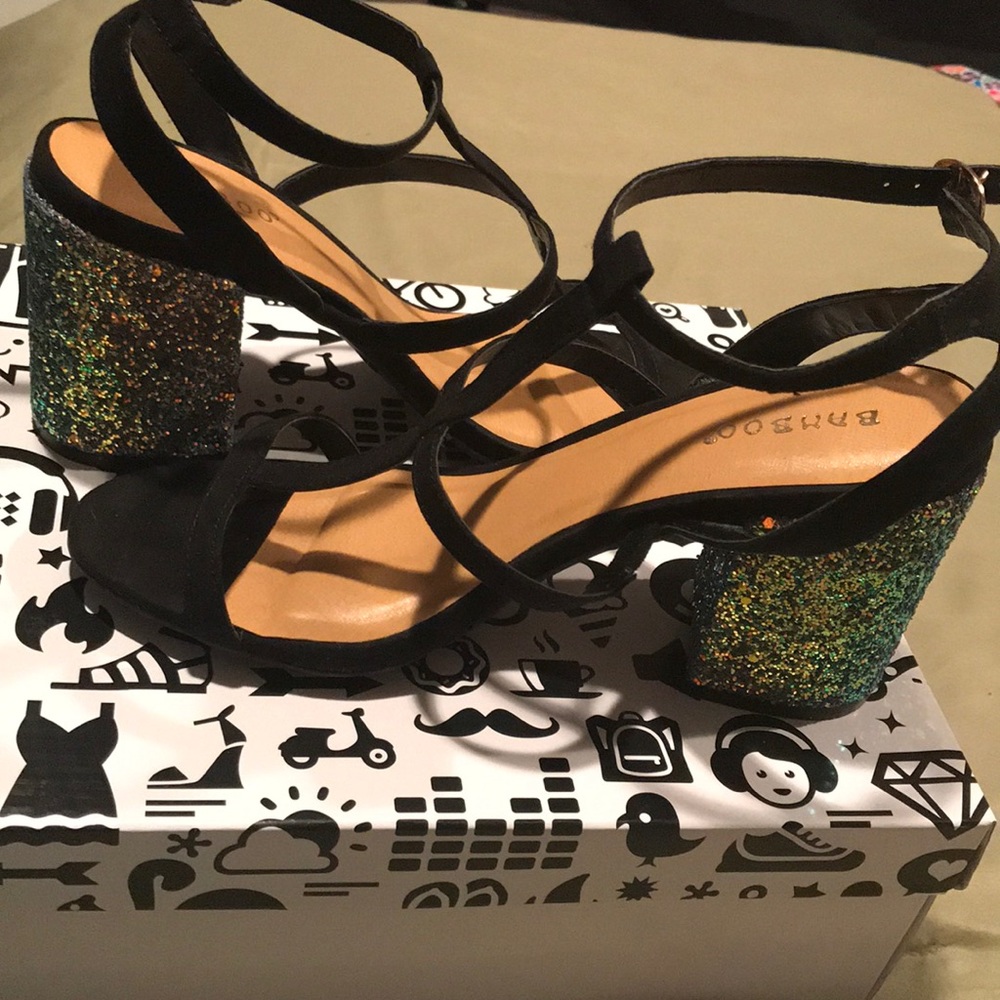 Multi glitter heel!!